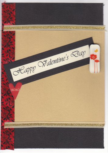Happy Valentine's Day Handmade Greeting Card
