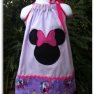 Minnie Mouse Lavender Hearts II Pillowcase Dress Buy 2 Get 1 Free