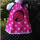 Pink Ladybug on Pink n Black Pillowcase Dress Buy 2 Get 1 Free