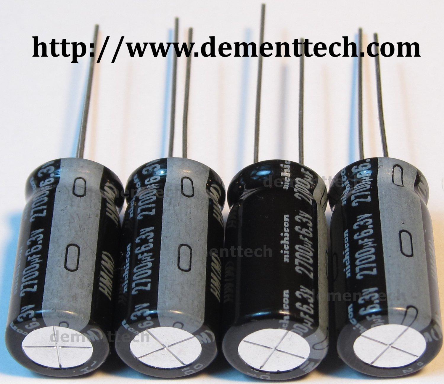 Electrolytic capacitor Nichicon 1500µF (1500uF), 6.3V, 8x20mm, 105°C, 5 pcs