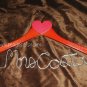 Personalized Name Wire Hanger with heart