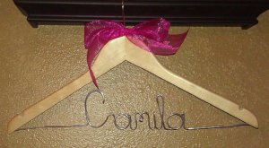 Personalized Name Wire Hanger