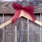 Wire Personalized Wedding Dress Hanger
