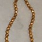 16" Glittering Goldtone Beaded Necklace
