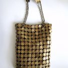 Handmade Dot Bag From Remainder Leather (Antik Gold)