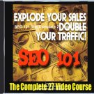 SEO 101 The Complete 27 Video Course on CD Free Shipping