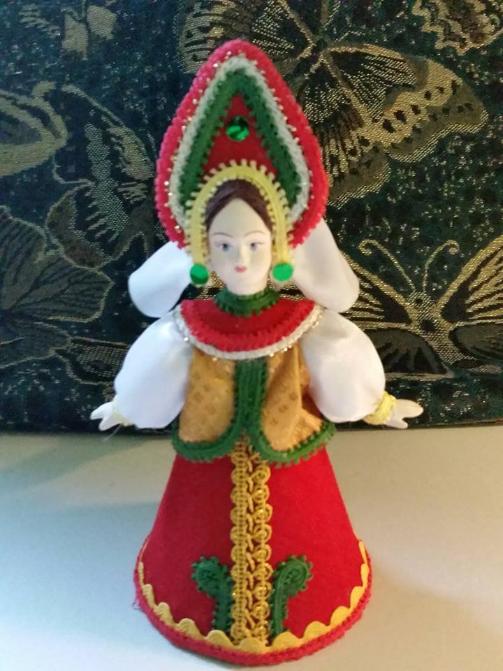 Russian costume doll 5'