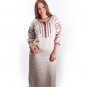 Embroidered Linen dress xxl