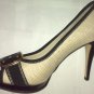 Preowned Zara Collection CRM/BLK Ladies Shoes Sz 8