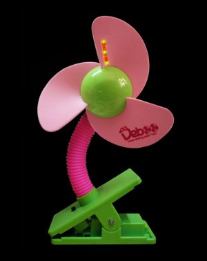 Baby stroller/ Jogger Mini Laser Clip-on Fan (Blade-pink)