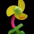 Baby Stroller/ Jogger Mini Laser Clip-on Fan (Blade-yellow)