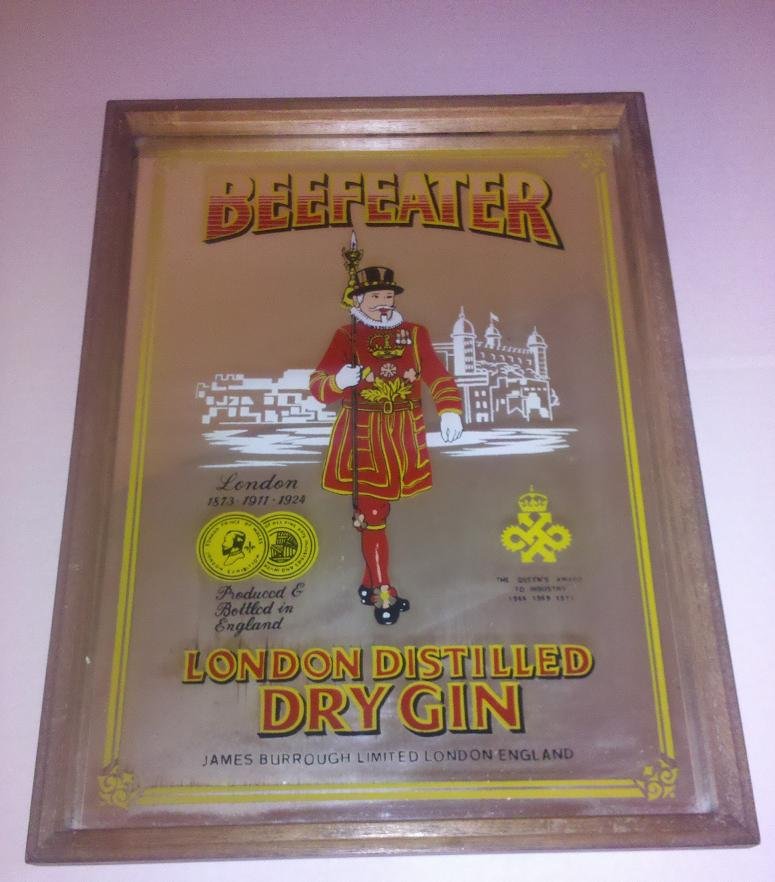 Beefeater Gin Bar Mirror