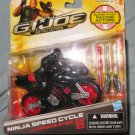 New G.I.Joe Retaliation Ninja Speed Cycle Vehicle with Snake Eyes Figure