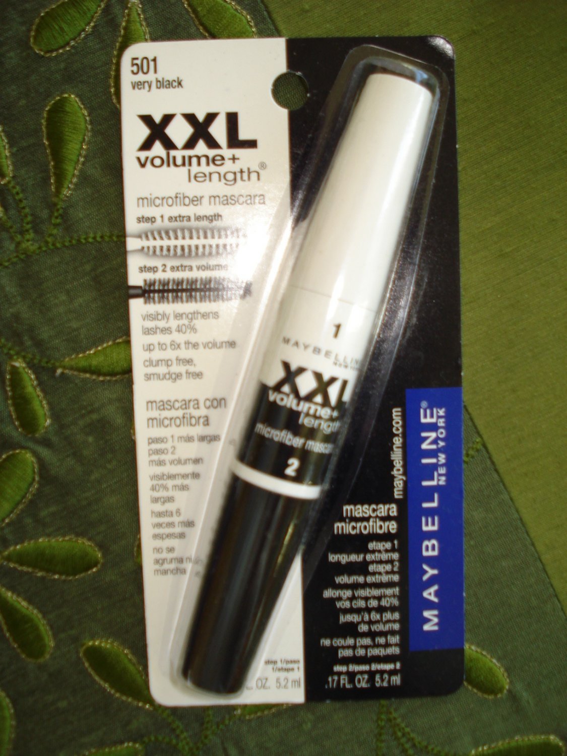 Maybelline XXL Volume + Length Mascara Black New