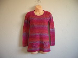 Cute Pink Multi-Color Sweater Dress
