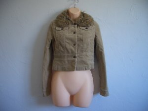 Forever 21 Cute Spring/Fall Fur Jacket Top brown Small