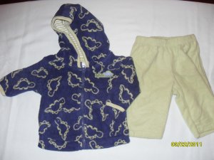 Fleece set (hooded)