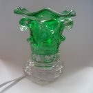 Green 216 ELECTRIC Wax OIL WARMER Crystal ELECTRIC OIL