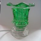 Green 218 ELECTRIC Wax OIL WARMER Crystal ELECTRIC OIL