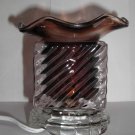 Brown Diangle Cut 133 ELECTRIC OIL WARMER