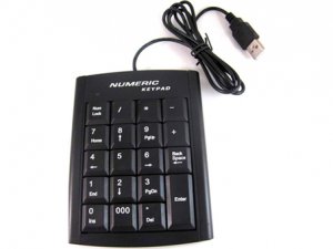 USB 19 Keys Numeric Number Keypad Keyboard for Laptop