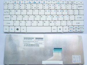 ACER Aspire one 532 532H AO532H White keyboard