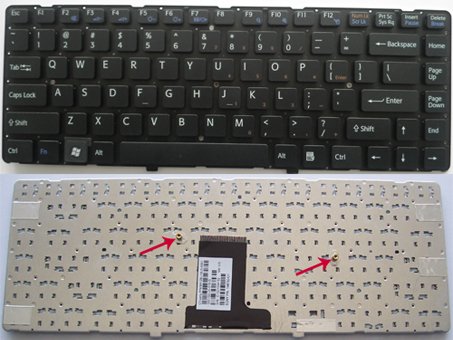 SONY Vaio VPC EA Series laptop keyboard Black - 148792021,MP-09L13US-886