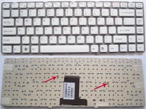 SONY Vaio VPC EA Series laptop keyboard White - 148792421,MP-09L13US-8861