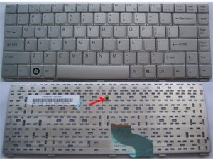 SONY Vaio VGN SZ Series laptop keyboard Silver - 147967552