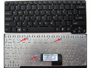 SONY VAIO VPC CW Series Laptop Keyboard - US Layout Black Color
