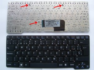 SONY VAIO VPC CW Series Laptop Keyboard - Spanish Layout Black Color