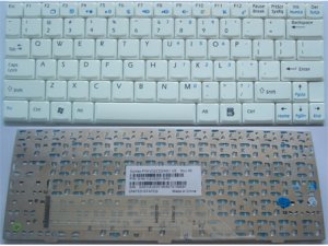 US Layout MSI Wind U100, U110, U120 Series keyboard White