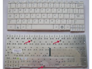 US Layout Samsung N120 Series keyboard White