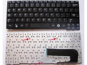 US Layout Samsung N120 Series keyboard Black