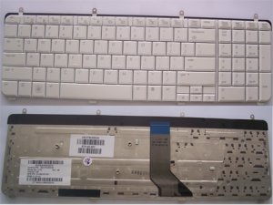 HP Pavilion DV7-2000, DV7-3000 Series US keyboard -- [Color: White]