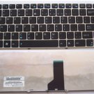 Original Keyboard fit ASUS UL80 UL80A UL80AG UL80JT UL80V Series Laptop -- Black WITH Silver Frame