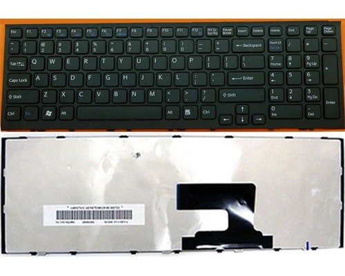 Sony VPC-EH2LGX/B Keyboard - New Sony VAIO VPC-EH2LGX/B Keyboard 9Z.N5CSQ.201( us layout,black)