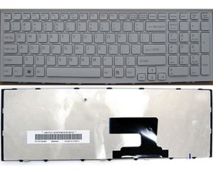 Sony  VPC-EH2EFX Keyboard - NEW Sony  VAIO VPC-EH2EFX  Keyboard  ( us layout,White)