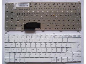 New Sony VAIO VGN AR Keyboard (UK Layout,  White)