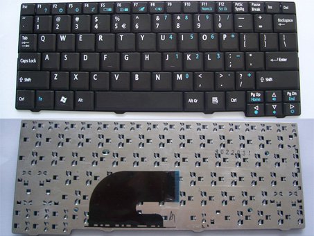 New Acer Aspire One A150-1635 keyboard - us layout black