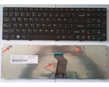 Lenovo G580 keyboard - New Lenovo G580 series Keyboard us layout black