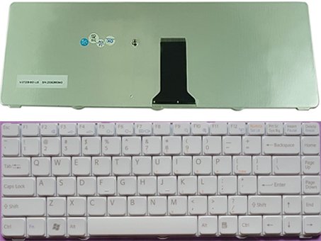 Sony VGN NS101EL keyboard - SONY VAIO VGN NS101EL laptop keyboard us layout White