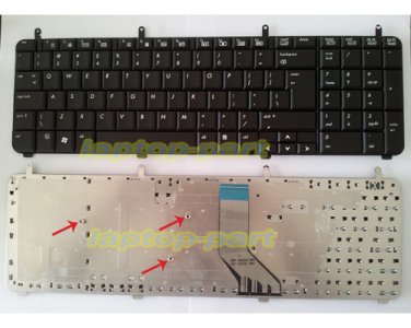HP DV7t-3100 keyboard - HP Pavilion DV7t-3100 keyboard US layout  Black