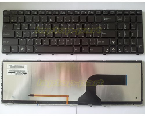 NEW ASUS G51, G60, G72, G73 Series Laptop keyboard with backlit Arabic layout