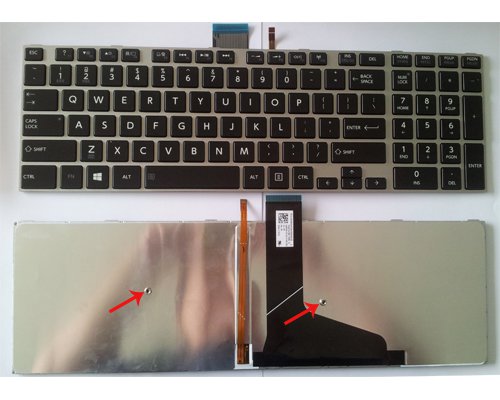 New US Toshiba Satellite L50 L50D L50T Keyboard --with Backlit ,black