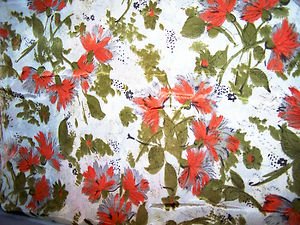 Vintage Dress Fabric 1940s - 60s New Look Mad Men 45" x 3 yds Unused Silky ish