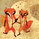 Foxes in love