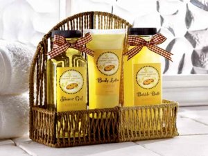 Vanilla Caramel Bath Set