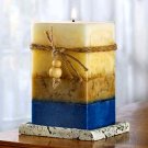 Multi-Layered Stone Candle
