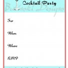 Cocktail Party Invitation